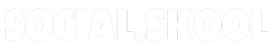Social Skool white logo